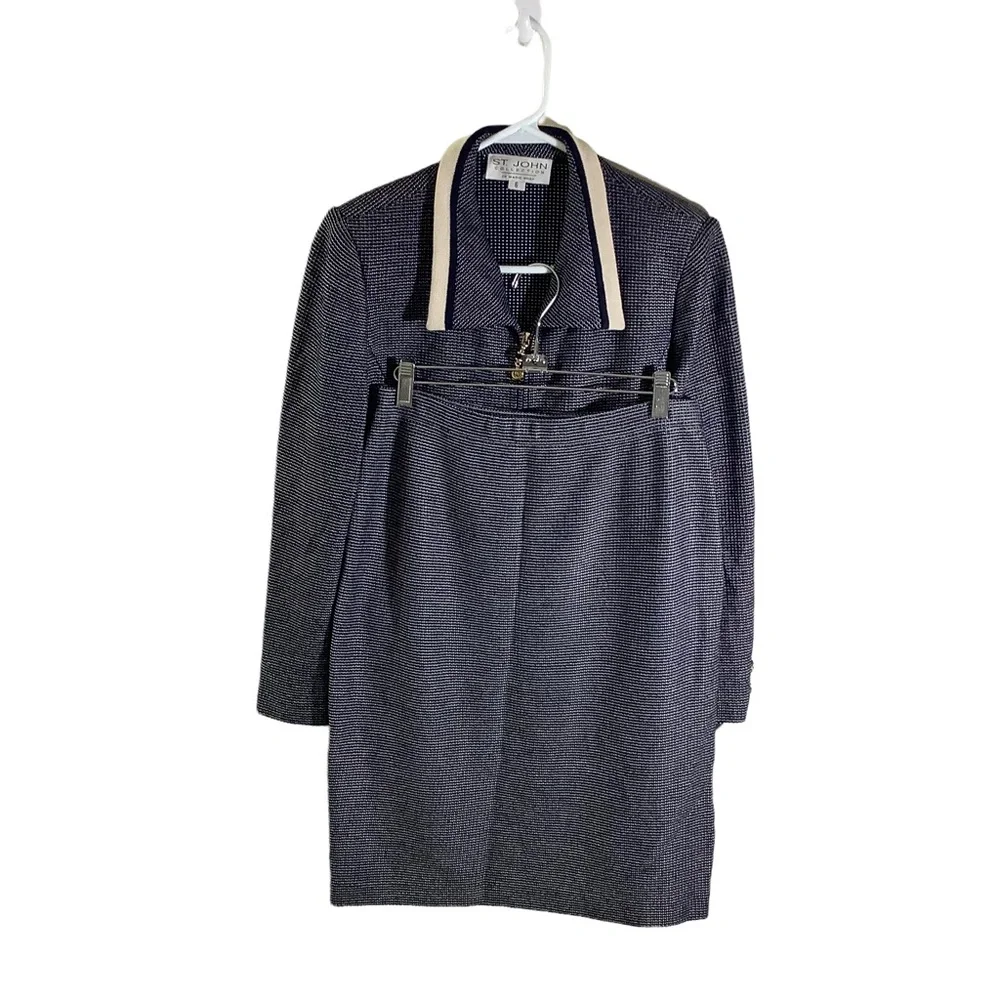 St. John By Marie Gray Santana Knit Blazer Skirt Set